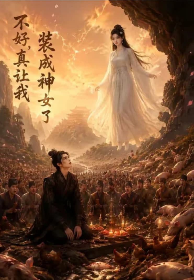 不好,真让我装成神女了海报